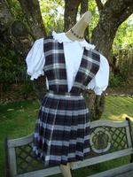 Jumper dress and blouse